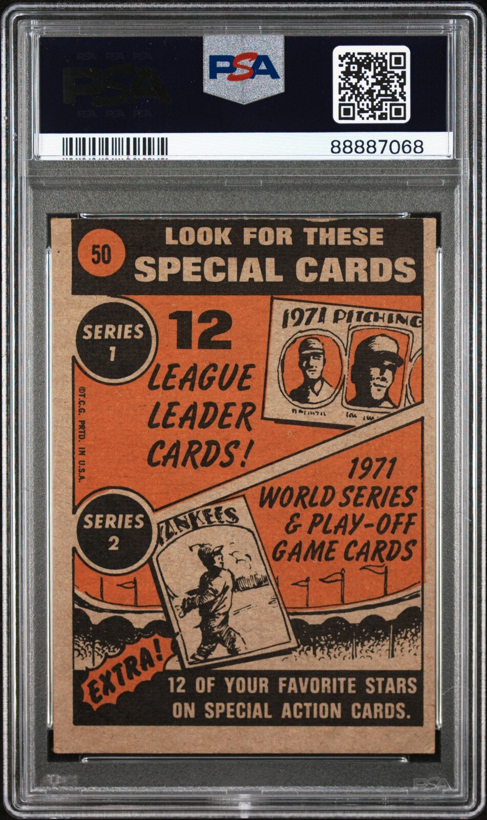 1972 Topps WILLIE MAYS in Action #50 PSA 4 / DNA CERT AUTO 10 Signed HOF